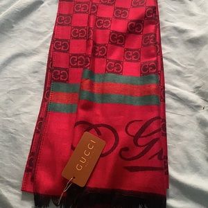 Silk Gucci Scarf .